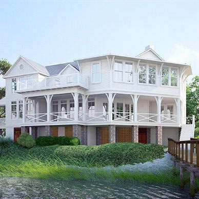 residential home 3d rendering