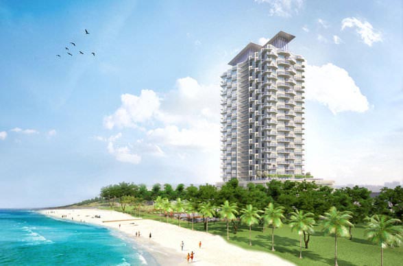 resort exterior visualization