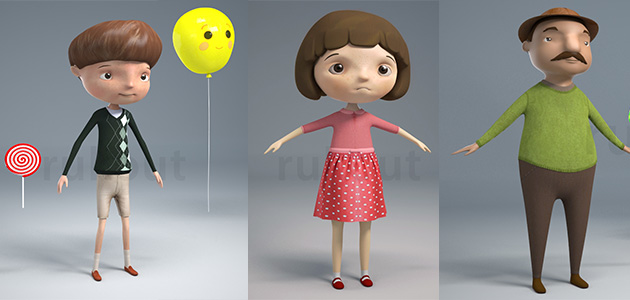 3d character models